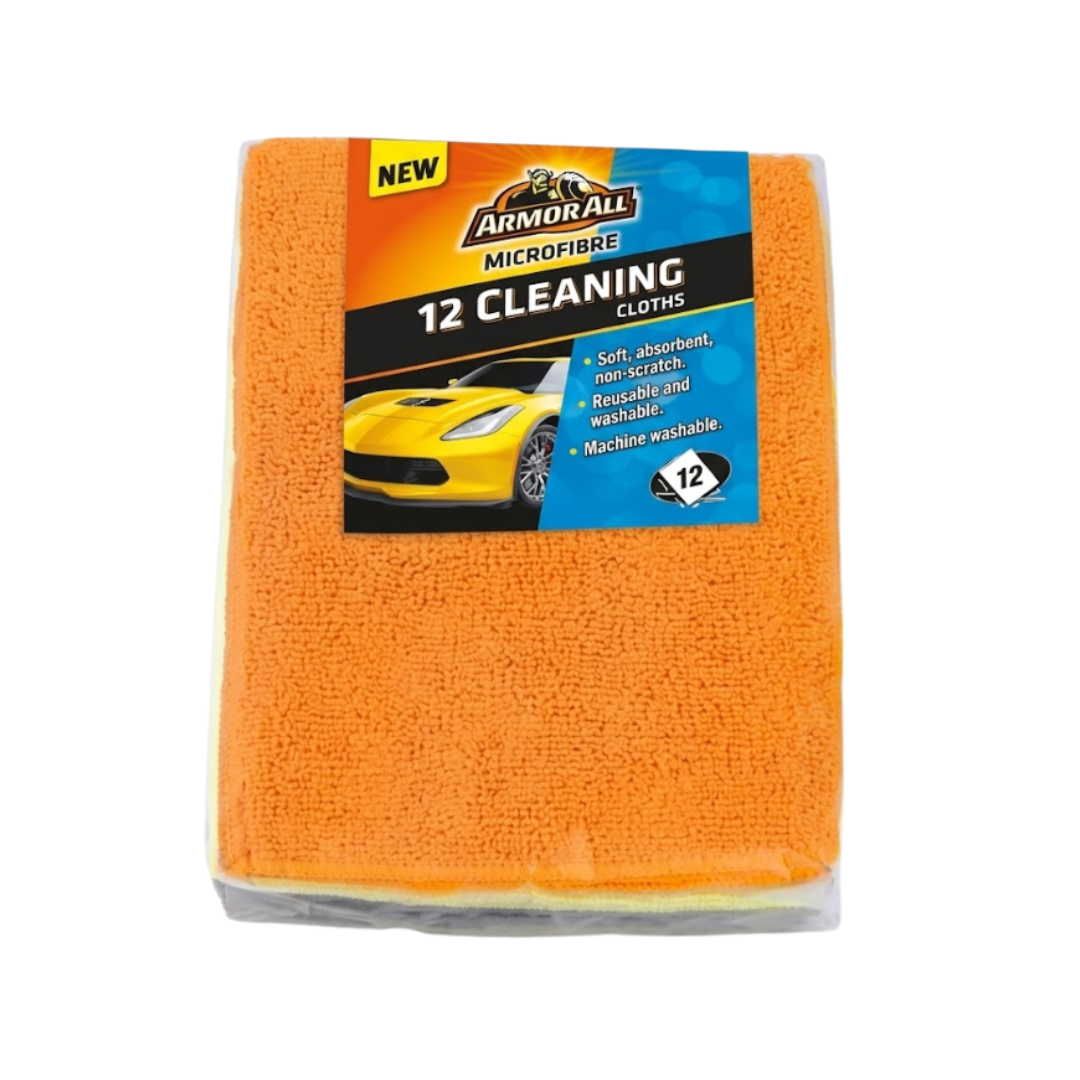 Armor All Microfibre Cleaning Cloths (12 Pack)
